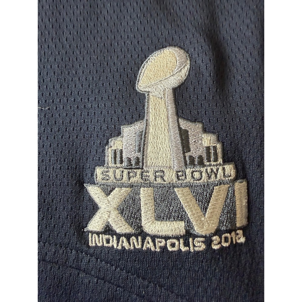 Athleisure‎ Super Bowl XLVI Jacket M Navy Blue CB DryTec LCK08514 - Picture 5 of 12